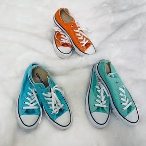 CONVERSE ALL STAR SET OF THREE PAIRS OF SHOES